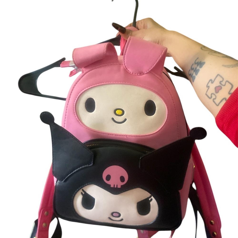 SOLD ‼️ KUROMI & MY MELODY LOUNGEFLY BACKPACK